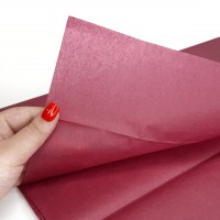 Бумага тишью 65 х 50 см (10 листов), бордовый