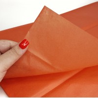 Бумага тишью 65 х 50 см (10 листов), оранжевый