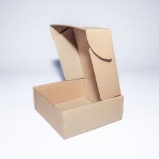Коробка картонна 160 х 160 х 80 мм, самозбірна