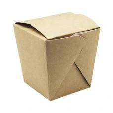 Коробка для еды 70 х 70 х 95 мм, самосборная WOK