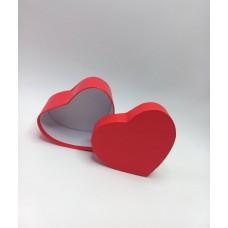 Коробка подарочная 110 х 100 х 50 мм, в форме красного сердца
