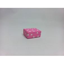 Коробка подарункова 50х40х20 мм «Pink Hearts», самозбірна