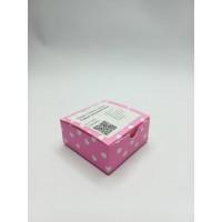 Коробка подарункова 70х70х30 мм «Pink Hearts», самозбірна.