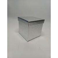 Коробка подарочная 125 х 125 х 125 мм «Silver», в форме куба