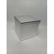 Коробка подарочная 185 х 185 х 185 мм «Silver», в форме куба