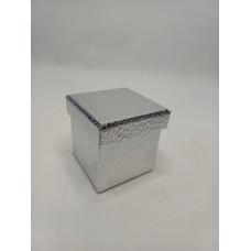 Коробка подарочная 85 х 85 х 85 мм «Silver», в форме куба