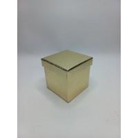 Коробка подарочная 105 х 105 х 105 мм «Gold», в форме куба