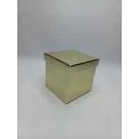 Коробка подарочная 125 х 125 х 125 мм «Gold», в форме куба