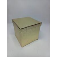 Коробка подарочная 165 х 165 х 165 мм «Gold», в форме куба