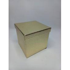 Коробка подарочная 165 х 165 х 165 мм «Gold», в форме куба