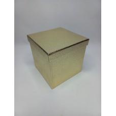 Коробка подарочная 185 х 185 х 185 мм «Gold», в форме куба