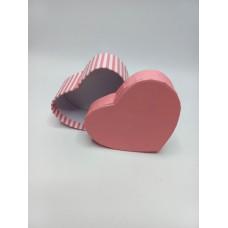 Коробка подарочная 110 х 100 х 50 мм, в форме розового сердца