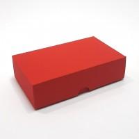 Коробка подарочная 120 х 70 х 30 мм, крышка+дно, 270 гр/м2, красный