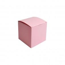 Коробка подарочная 55 х 55 х 55 мм, самосборная, 280 гр/м2, розовый