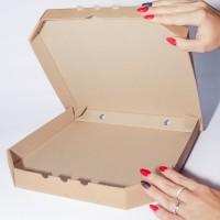 Коробка картонна 300 х 300 х 35 мм, під піцу