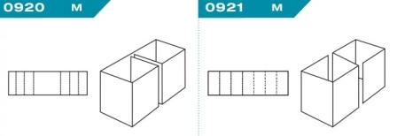 FEFCO 0920-0921: Виды и типы вставок, решеток и вкладышей для картонных коробок